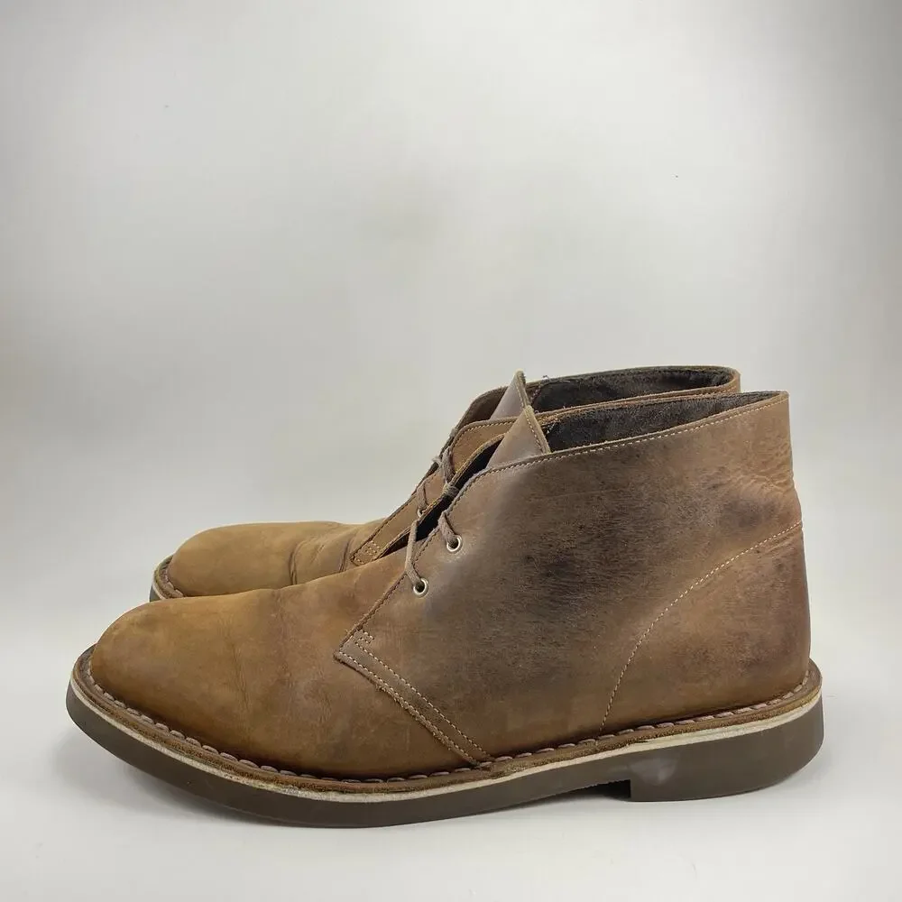 Clarks Desert Boot Mens Size 13 M Brown Beeswax Leather Chukka Ankle Boots